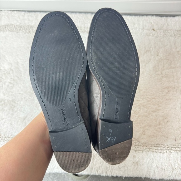 Ara Katrice Quilted Suede Loafer Gray Size 7 Slip On Round Toe - Picture 11 of 11